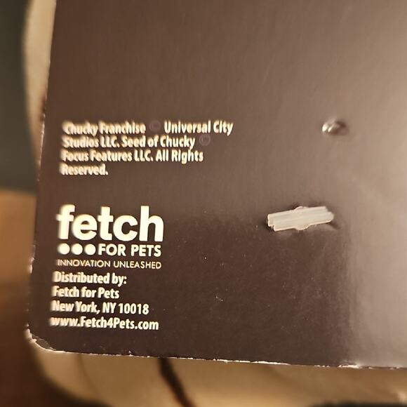 Fetch Halloween Dog toy set Chucky and Tiffany of Horror movie Fame  Squeaker - Picture 3 of 5